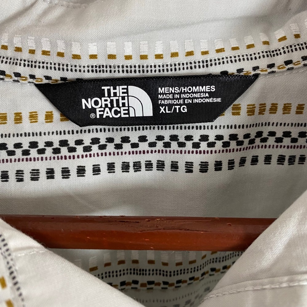 The North Face Button Down Long Sleeve Shirt Striped Mens XL Lightweight Western - Picture 6 of 7